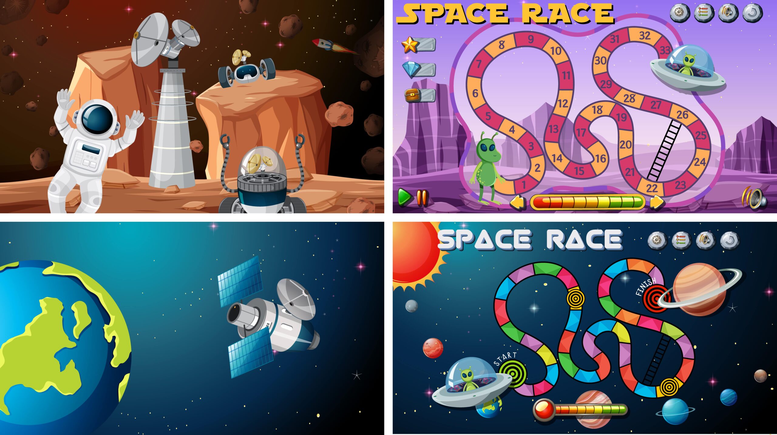 crazy games space waves