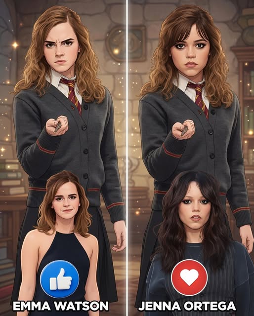 Jenna Ortega vs Emma Watson as Hermione Granger: Who Would Cast the Iconic Witch Best?